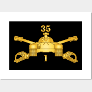 1st Bn, 35th Armor - Armor Branch wo Txt X 300 Posters and Art